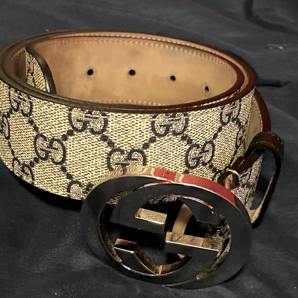 Gucci belt slightly used.